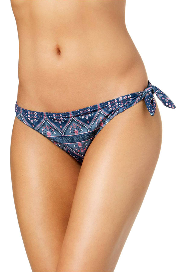 Roxy Sun/Surf Cheeky Bikini Bottom in China Blue Medallion