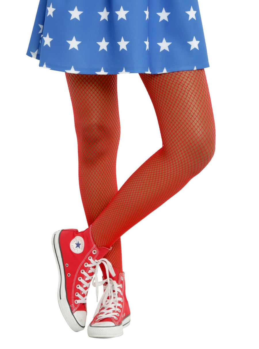 Rubies Costume Red Fishnet Tight