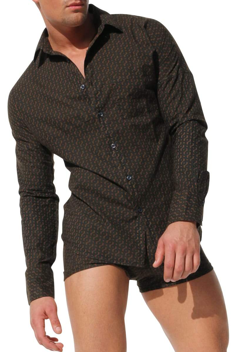 Rufskin Brown Ennio Dress Shirt