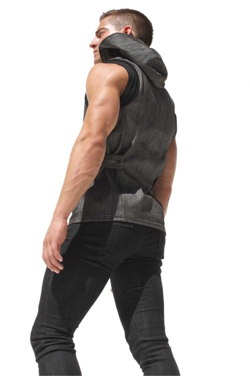 Rufskin Brown Tobias Hooded Vest
