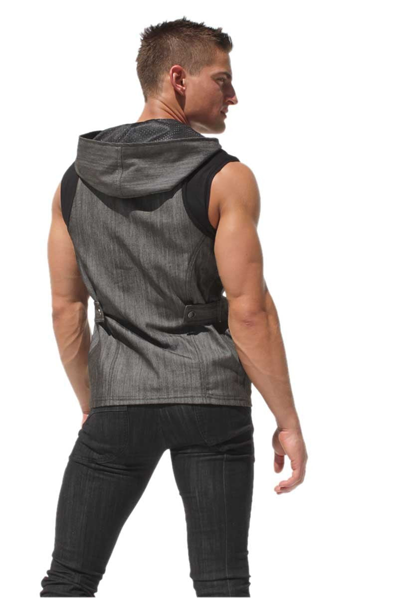 Rufskin Brown Tobias Hooded Vest