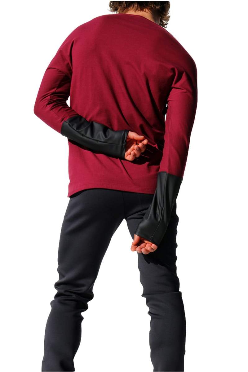 Rufskin Burgundy QI Long Sleeve Tee