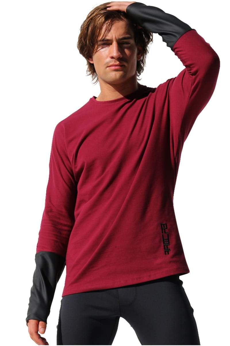 Rufskin Burgundy QI Long Sleeve Tee
