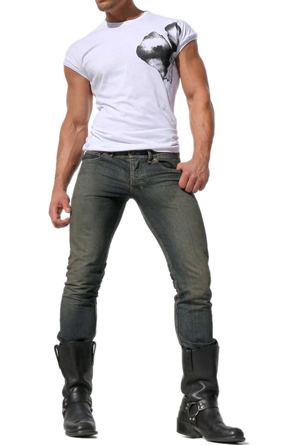 Rufskin White Peter Tee
