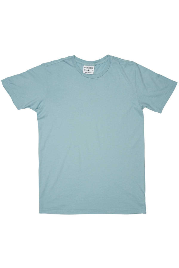 Rxmance Unisex Aqua Blue Crew Neck Tee