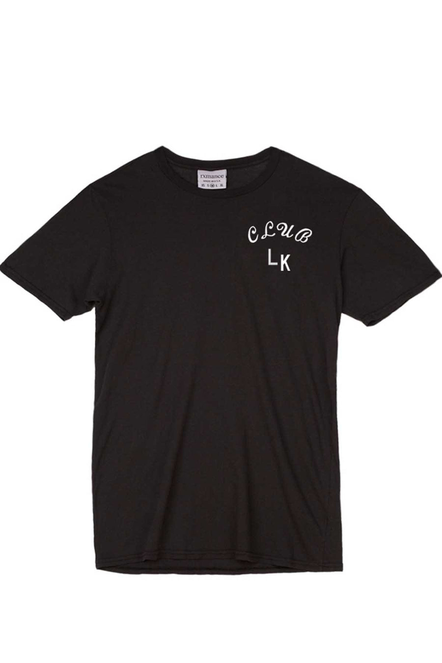 Rxmance Unisex Black Front/Back 'Club Love' Tee