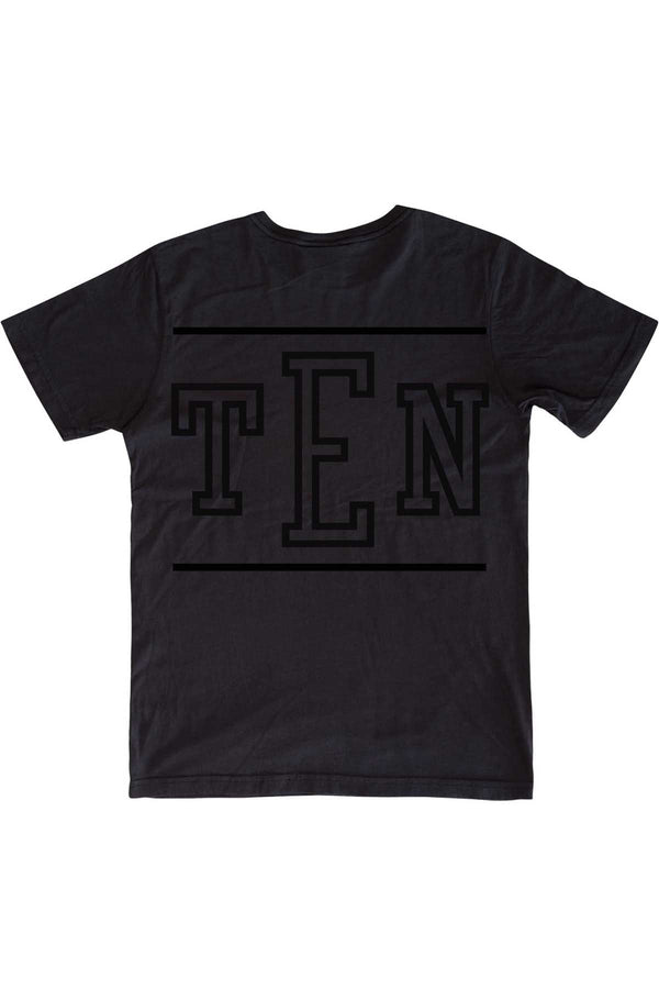 Rxmance Unisex Black Front/Back 'RXM Ten' Tee