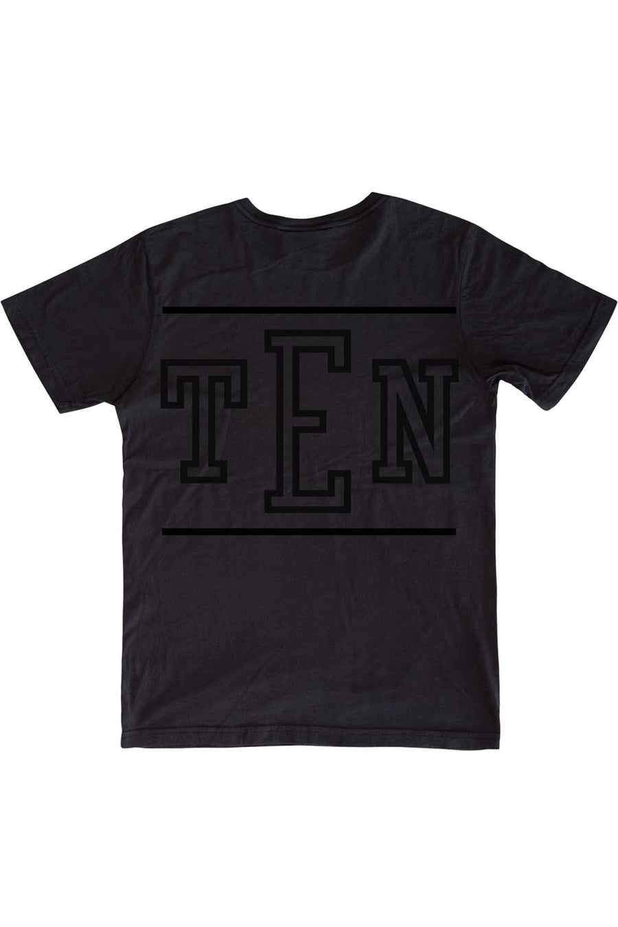 Rxmance Unisex Black Front/Back 'RXM Ten' Tee