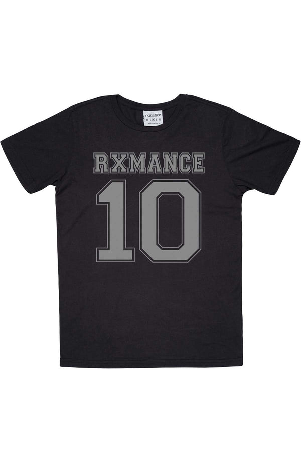 Rxmance Unisex Black 'Jersey' Tee