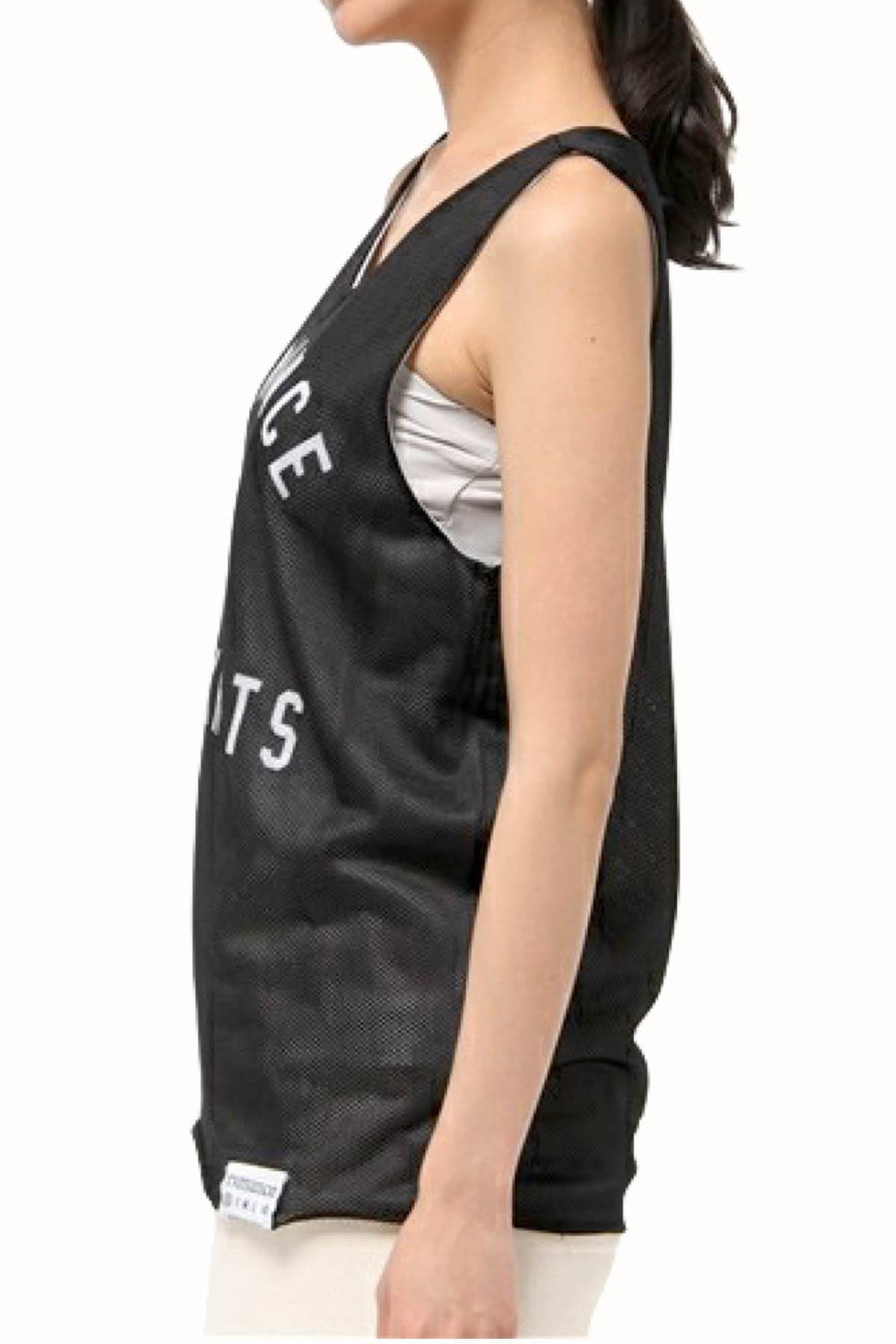 Rxmance Unisex Black Muskrats Basketball Mesh Tank