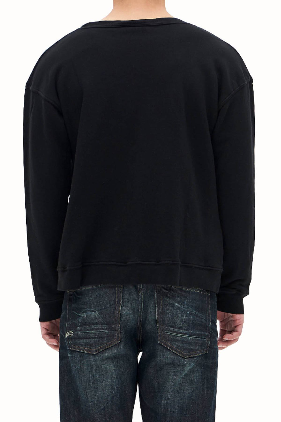 Rxmance Unisex Black Party Dip French Terry Sweatshirt