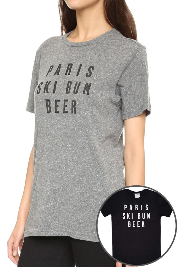 Rxmance Unisex Black 'Ski Bum' Tee