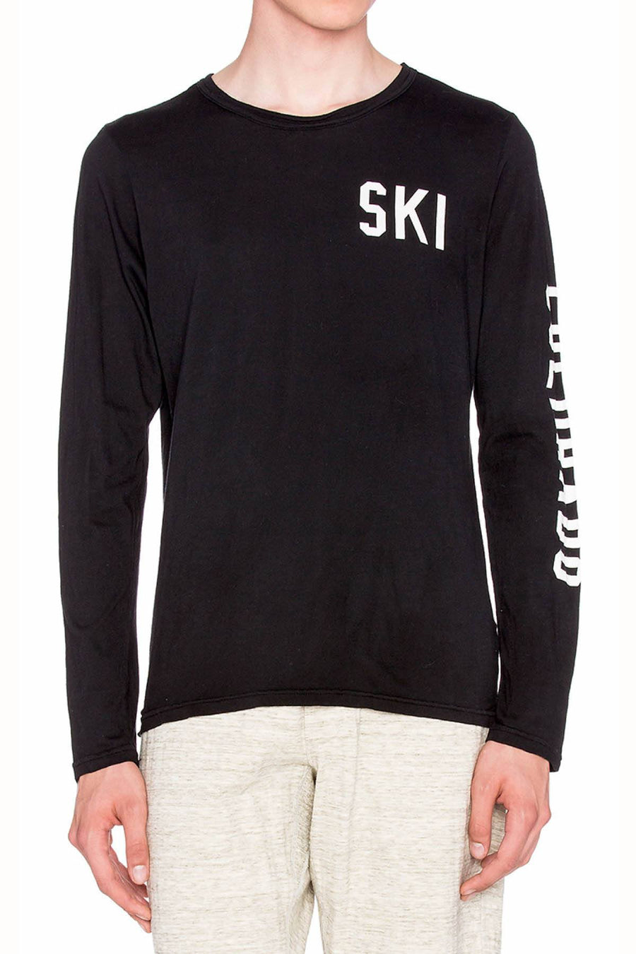 Rxmance Unisex Black Ski Long Sleeve Tee