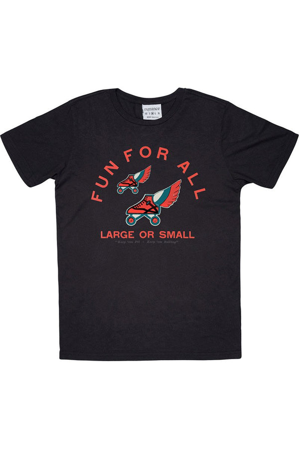 Rxmance Unisex Charcoal Fun For All Crew Tee