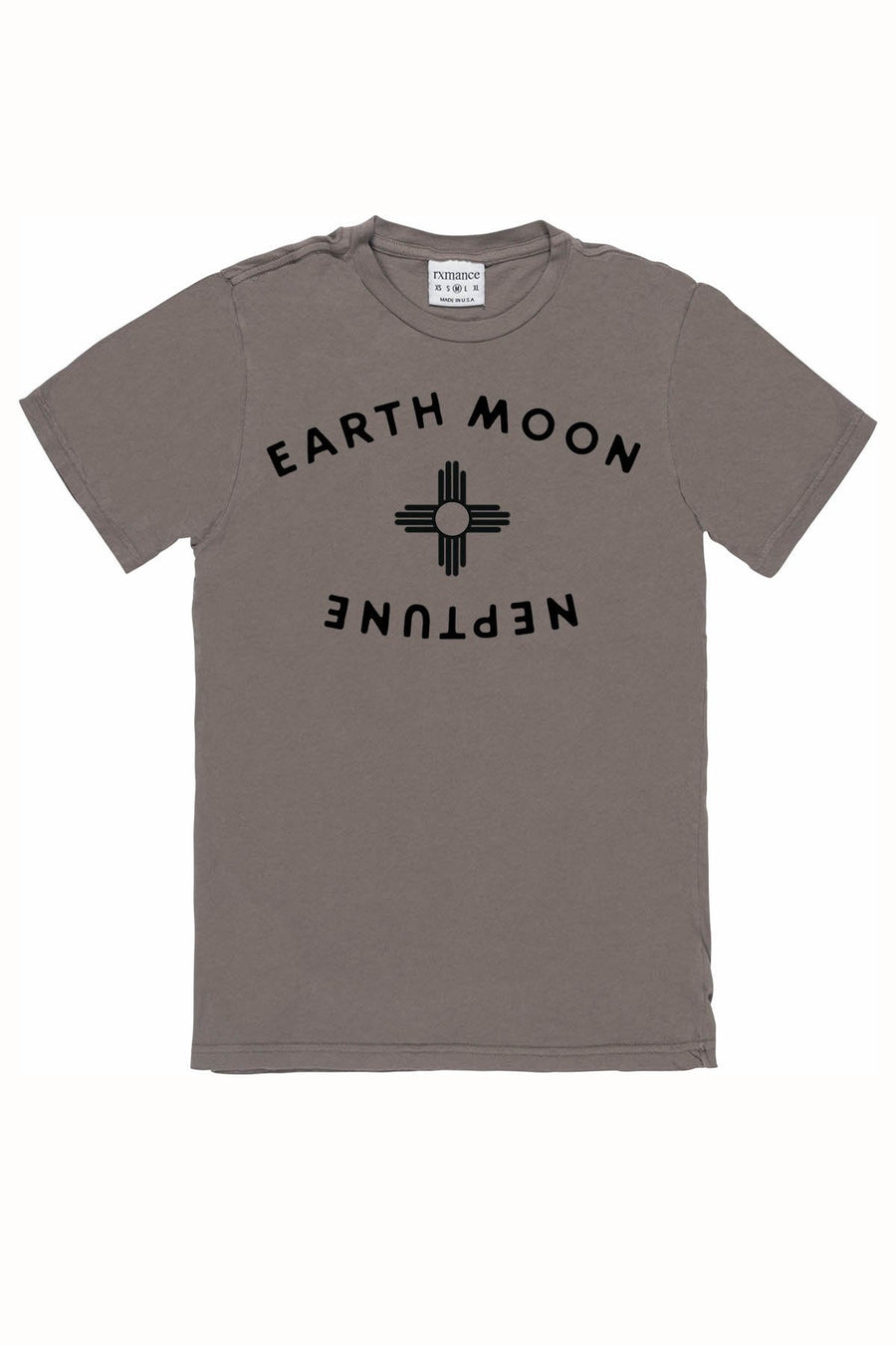 Rxmance Unisex Dark Grey 'Neptune' Tee