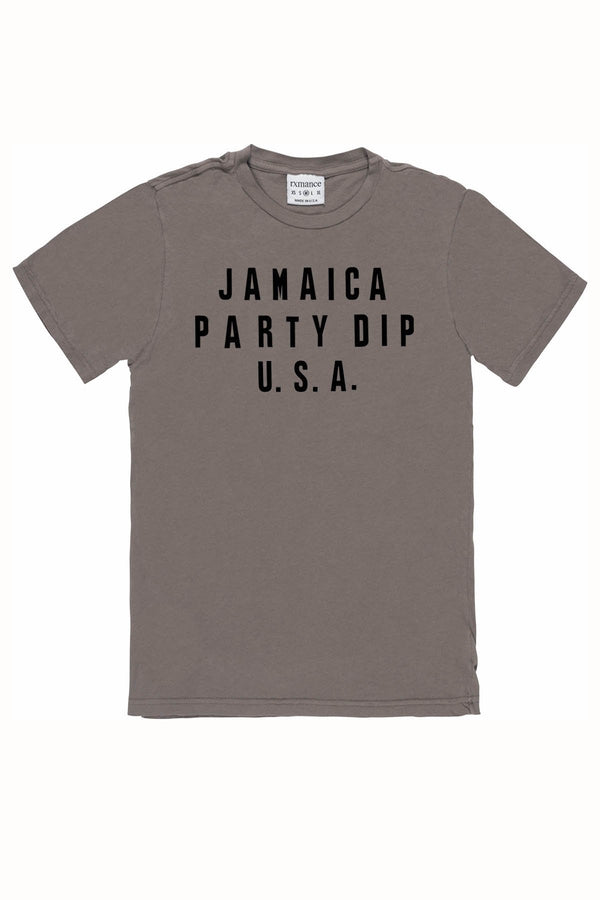 Rxmance Unisex Dark Grey 'Party Dip' Tee