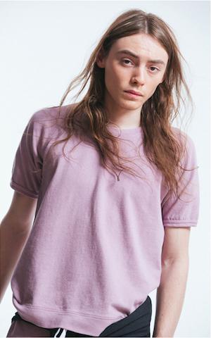 Rxmance Unisex Fog Grey Loose Knit Short Sleeve Tee