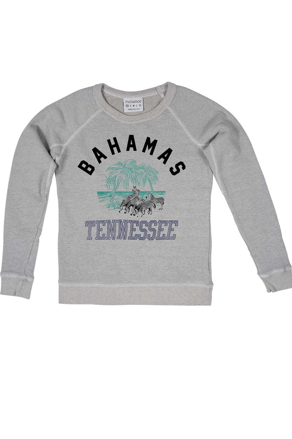Rxmance Unisex Grey Bahamas-Tennessee Sweatshirt