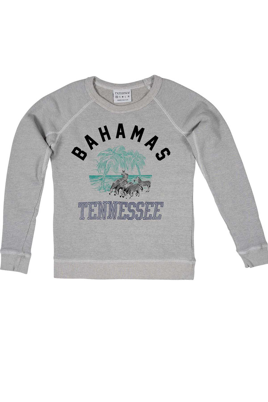 Rxmance Unisex Grey Bahamas-Tennessee Sweatshirt