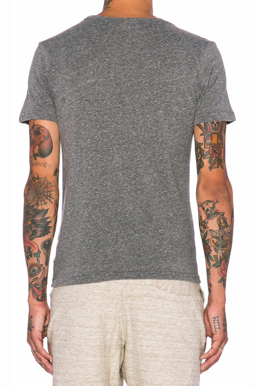 Rxmance Unisex Grey Meditate State Crew Tee