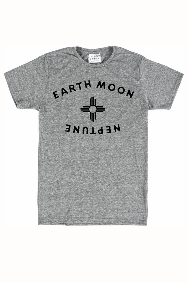 Rxmance Unisex Grey Neptune Crew Tee