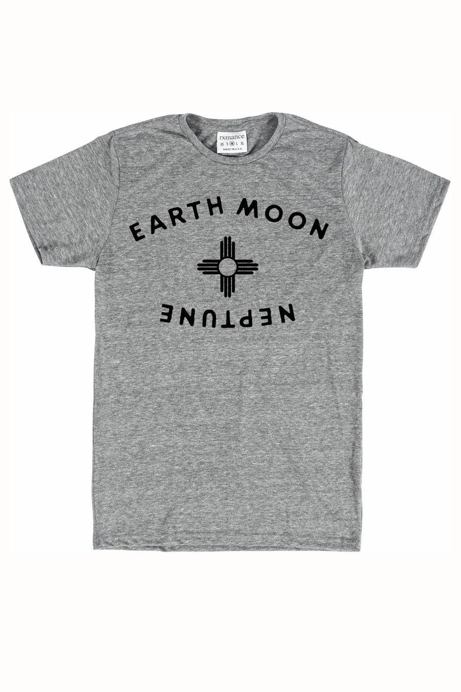 Rxmance Unisex Grey Neptune Crew Tee