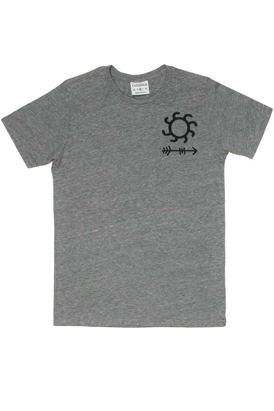 Rxmance Unisex Grey Vision Quest Love Crew Tee