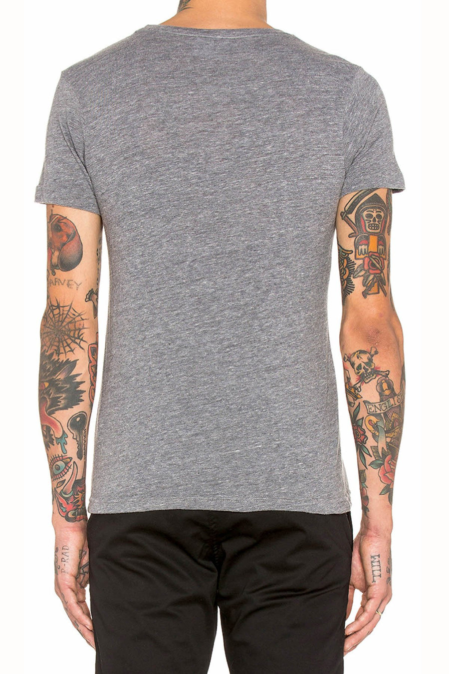 Rxmance Unisex Heather Grey 'Arm Wrestling' Tee