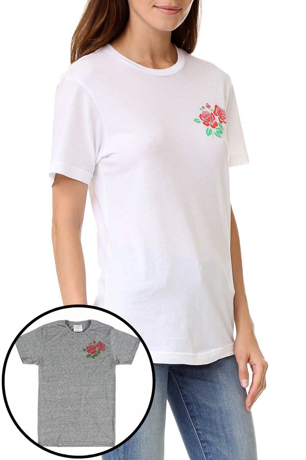 Rxmance Unisex Heather Grey Front/Back 'Cardio' Tee