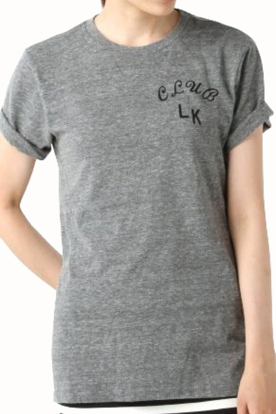 Rxmance Unisex Heather Grey Front/Back 'Club Love' Tee