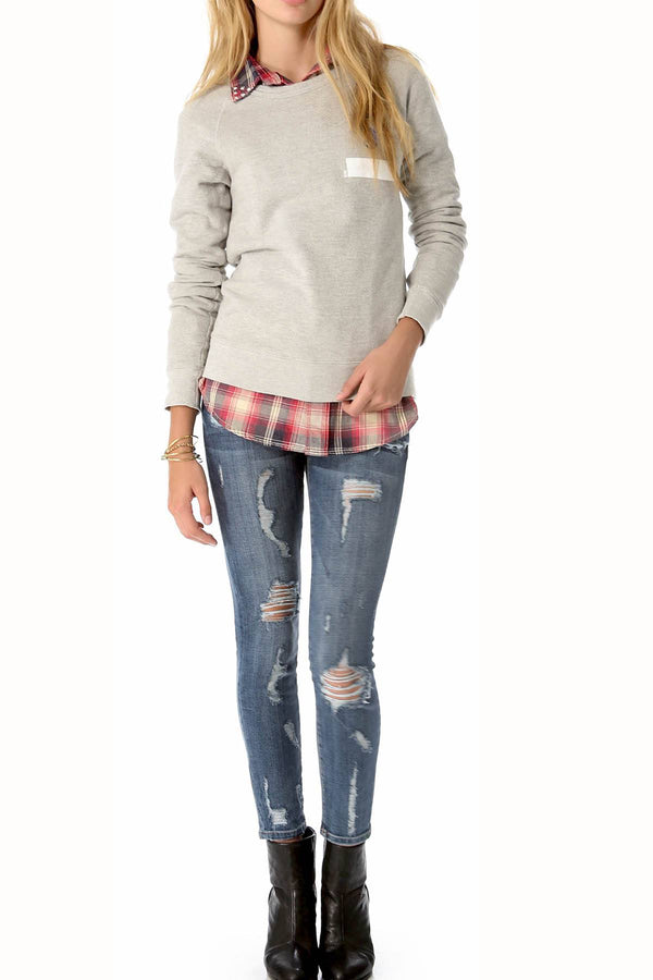 Rxmance Unisex Heather Grey Jersey Sweatshirt