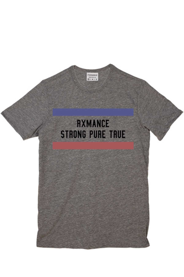 Rxmance Unisex Heather Grey Race Crew Tee