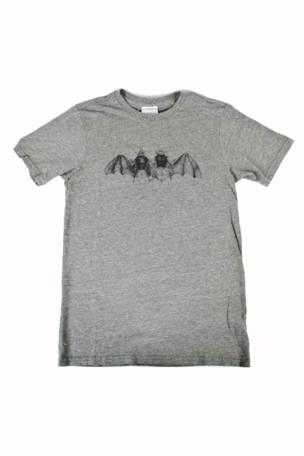 Rxmance Unisex Heather Grey 'Siamese Bats' Tee