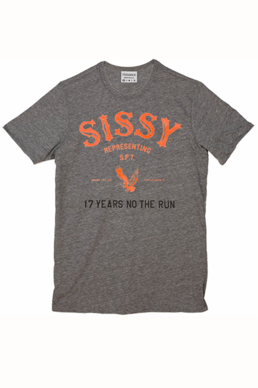 Rxmance Unisex Heather Grey Sissy Crew T