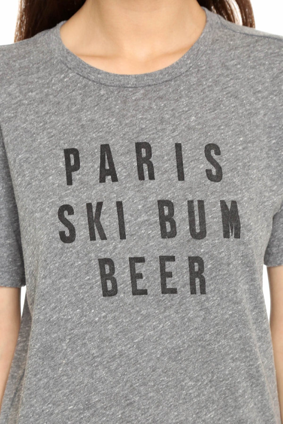 Rxmance Unisex Heather Grey 'Ski Bum' Tee