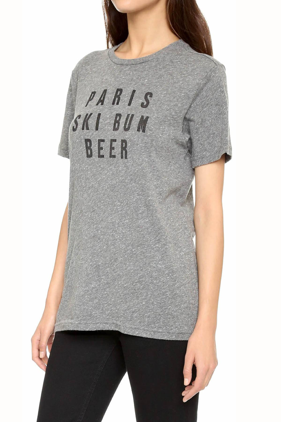 Rxmance Unisex Heather Grey 'Ski Bum' Tee