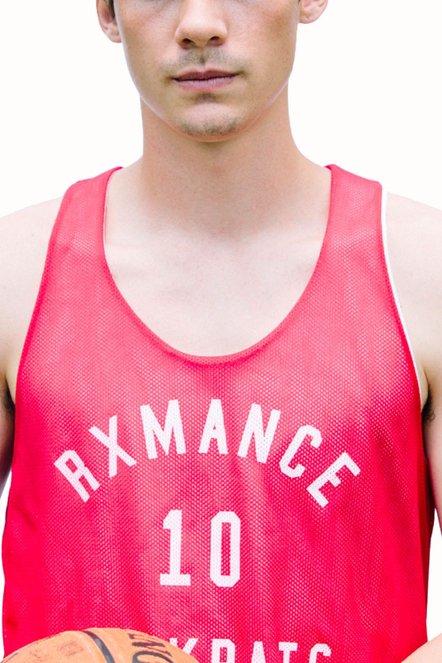 Rxmance Unisex Red Muskrat Basket Ball Mesh Tank