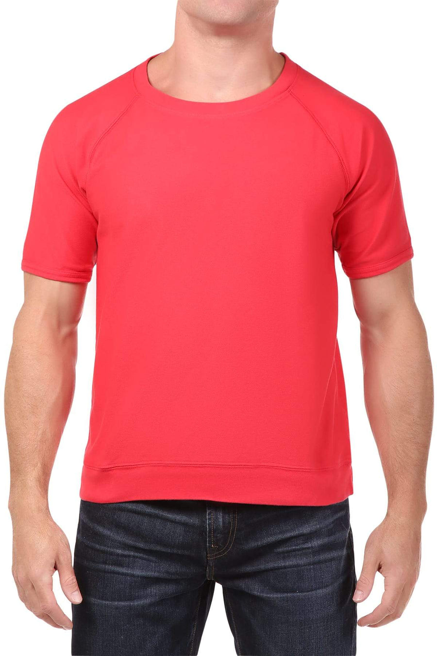 Rxmance Unisex Red Short Sleeve Sweatshirt