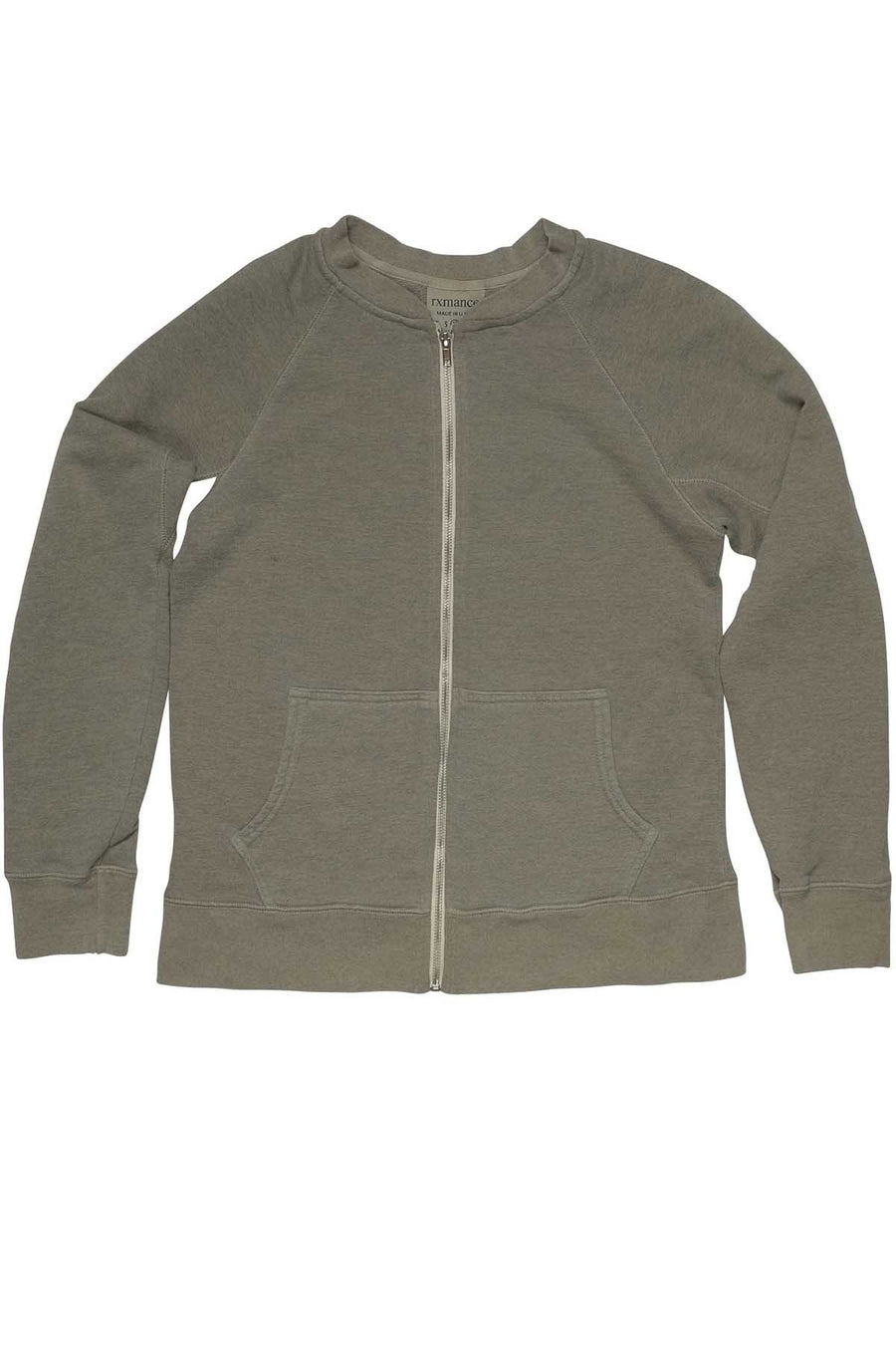 Rxmance Unisex Sport Green Zipper Jacket
