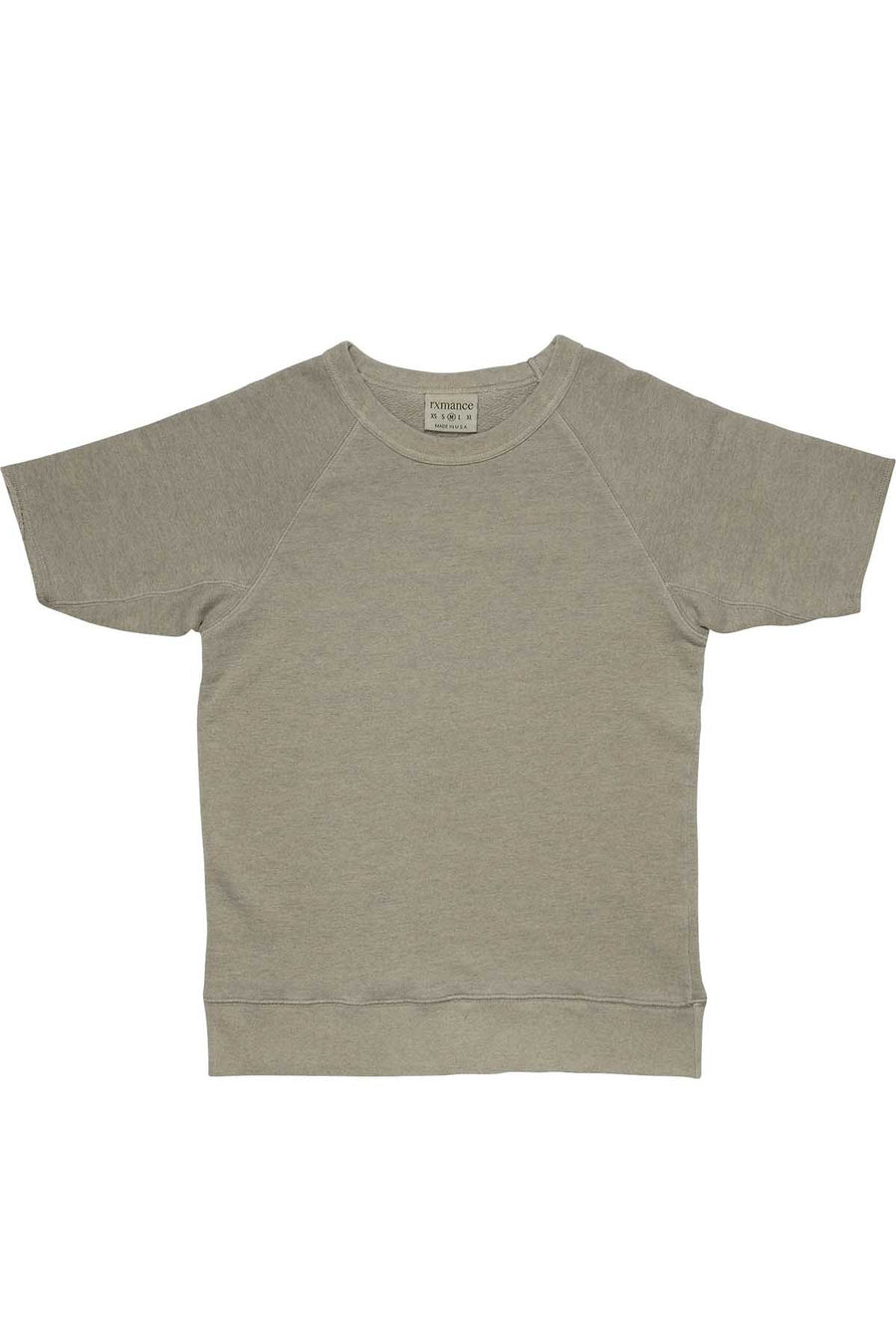 Rxmance Unisex Sport Grey Short Sleeve Sweatshirt