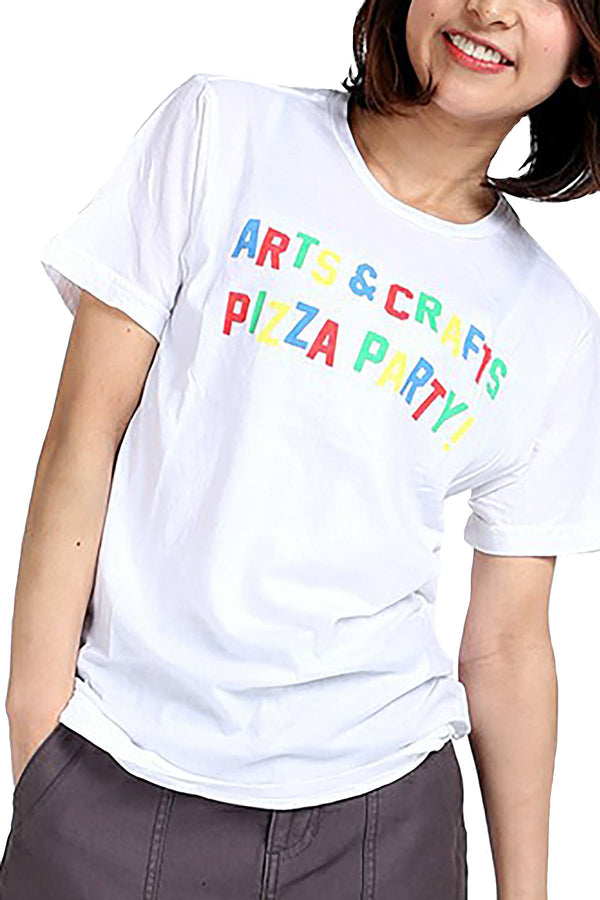 Rxmance Unisex White 'Arts And Crafts' Tee