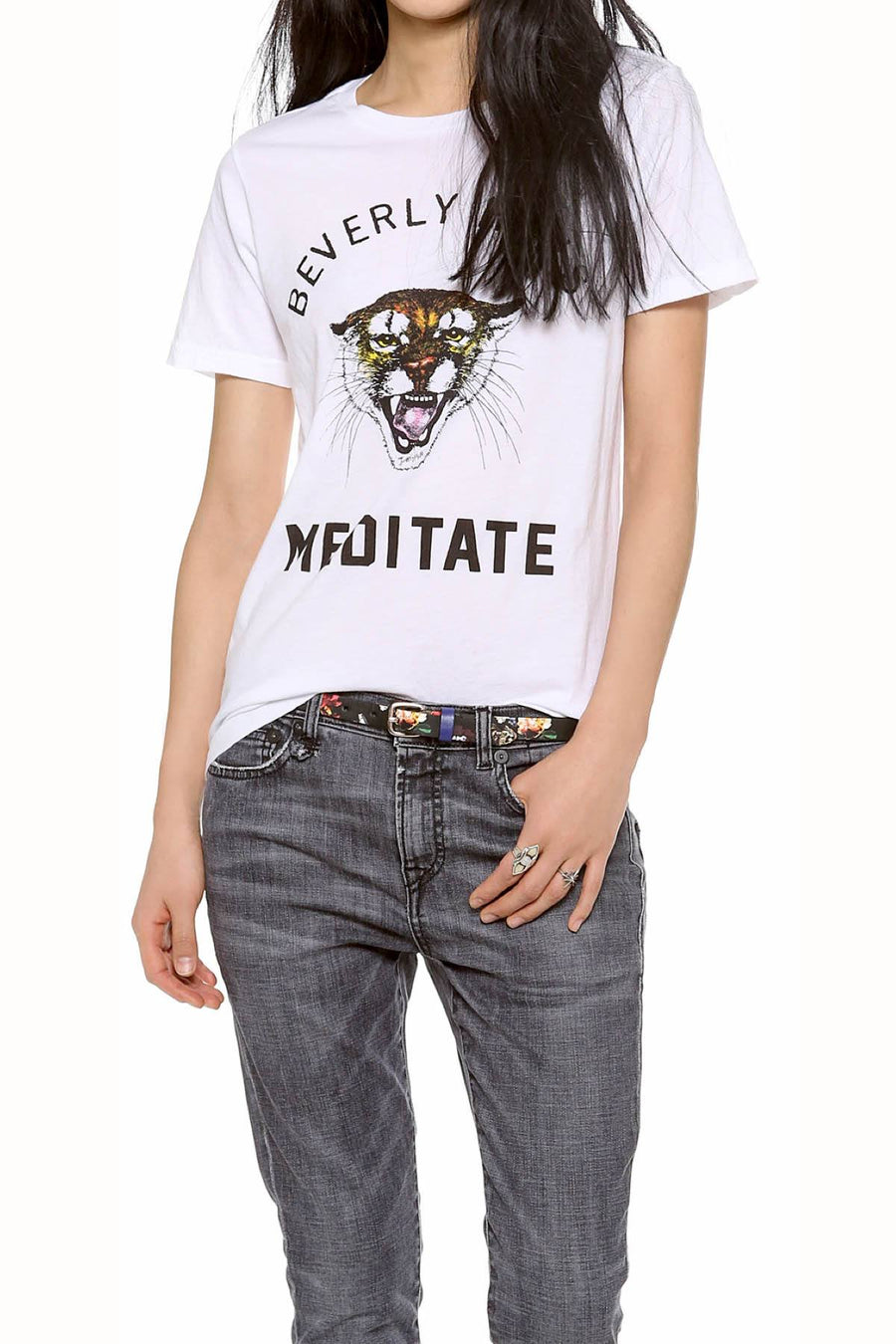 Rxmance Unisex White 'Beverly Hills' Tee