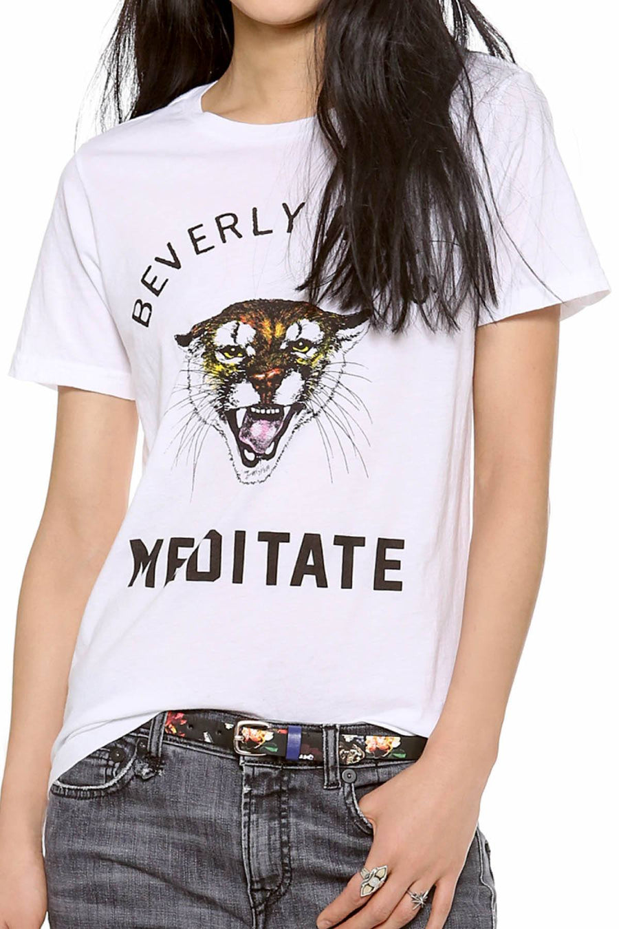 Rxmance Unisex White 'Beverly Hills' Tee