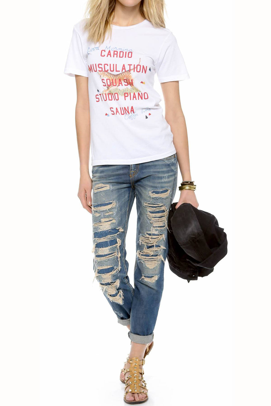 Rxmance Unisex White 'Good Morning' Tee