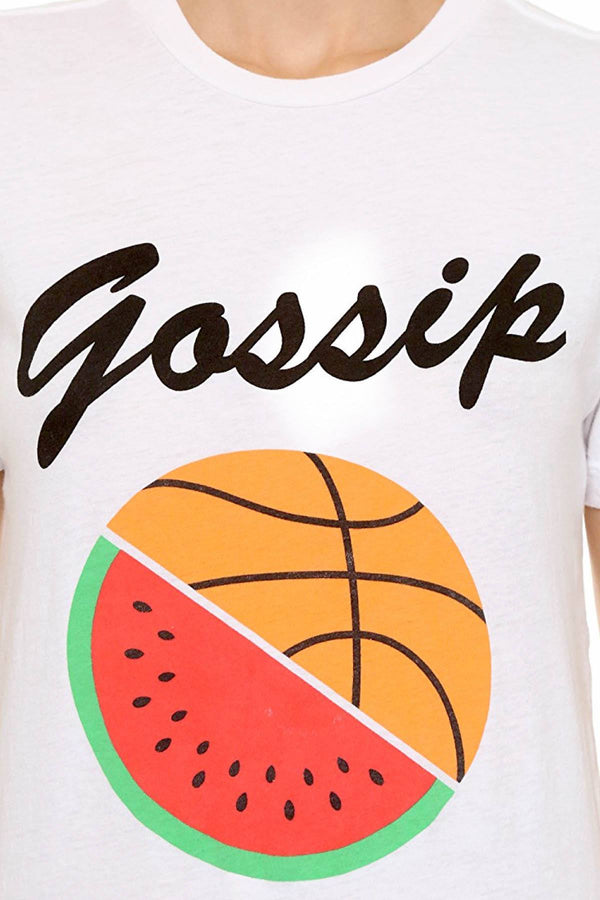 Rxmance Unisex White 'Gossip' Tee