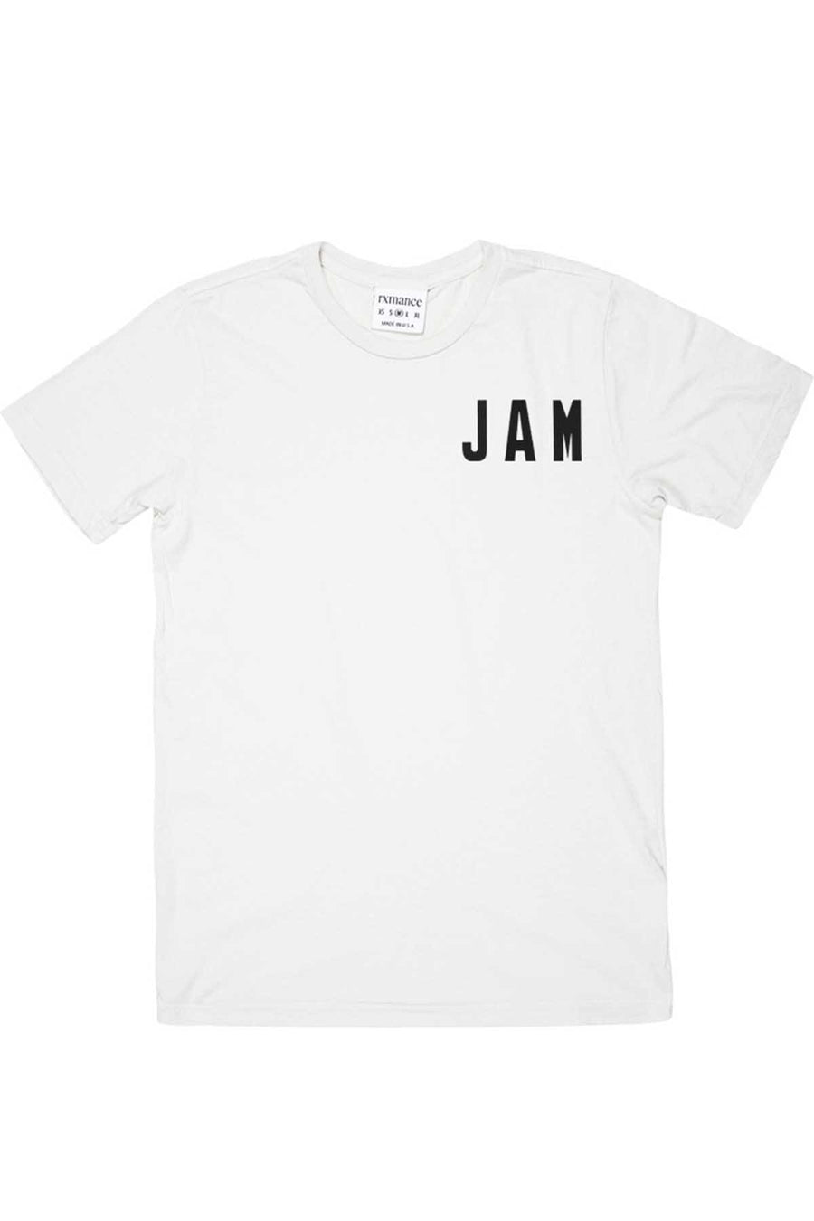 Rxmance Unisex White Jamaica Crew Tee