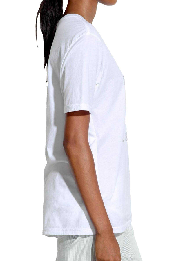 Rxmance Unisex White 'Lets Live' Tee