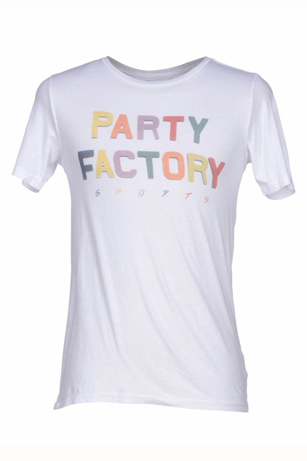 Rxmance Unisex White 'Party Factory' Tee