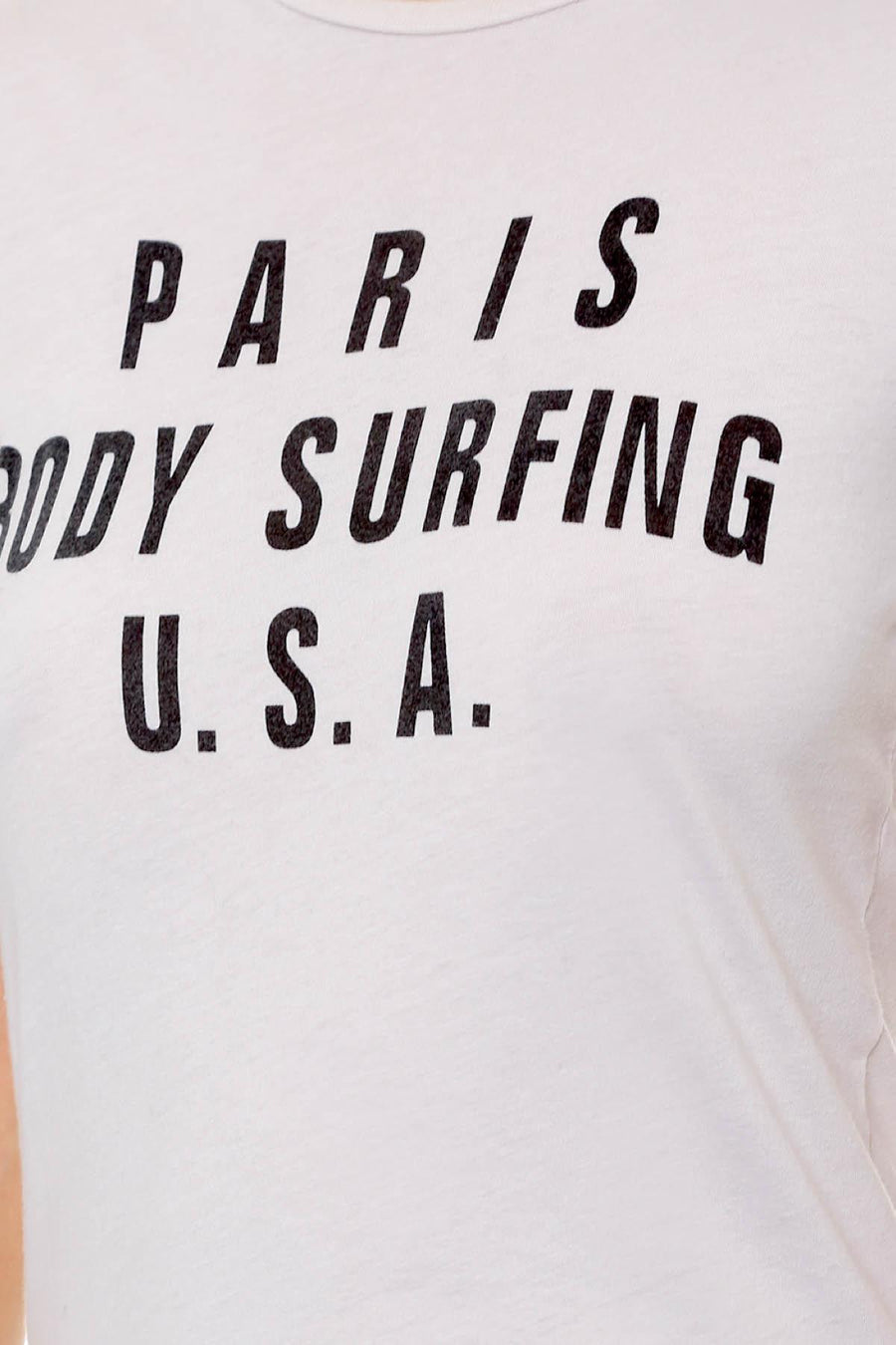 Rxmance Unisex White Sand 'Body Surfing' Tee