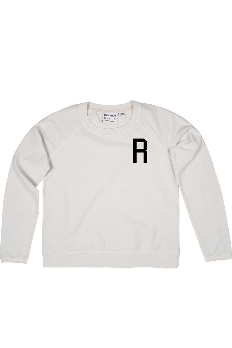Rxmance Unisex White Sand 'R-10' Sweatshirt